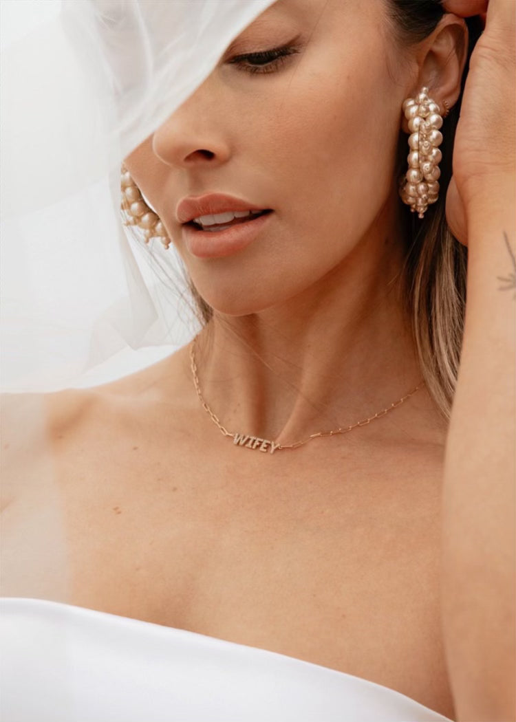 Wifey Diamond Necklace